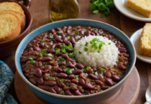 Blue Runner Red Beans and Rice Recipe: A Classic Creole Meal Blue Runner red beans and rice recipe from RecipeFlick